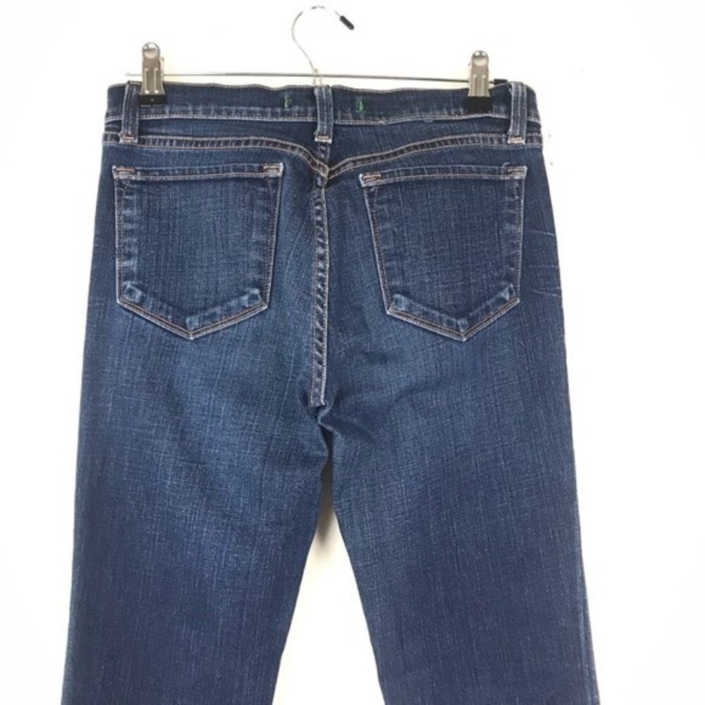 J Brand Dark Wash Straight Bootcut Jeans Size 28 Low Rise Y2K Denim - Picture 6 of 10